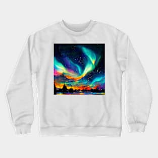 Northern Lights Aurora Borealis Crewneck Sweatshirt